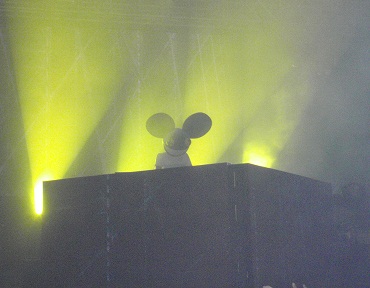 Deadmau5 performing in Ibiza, Spain