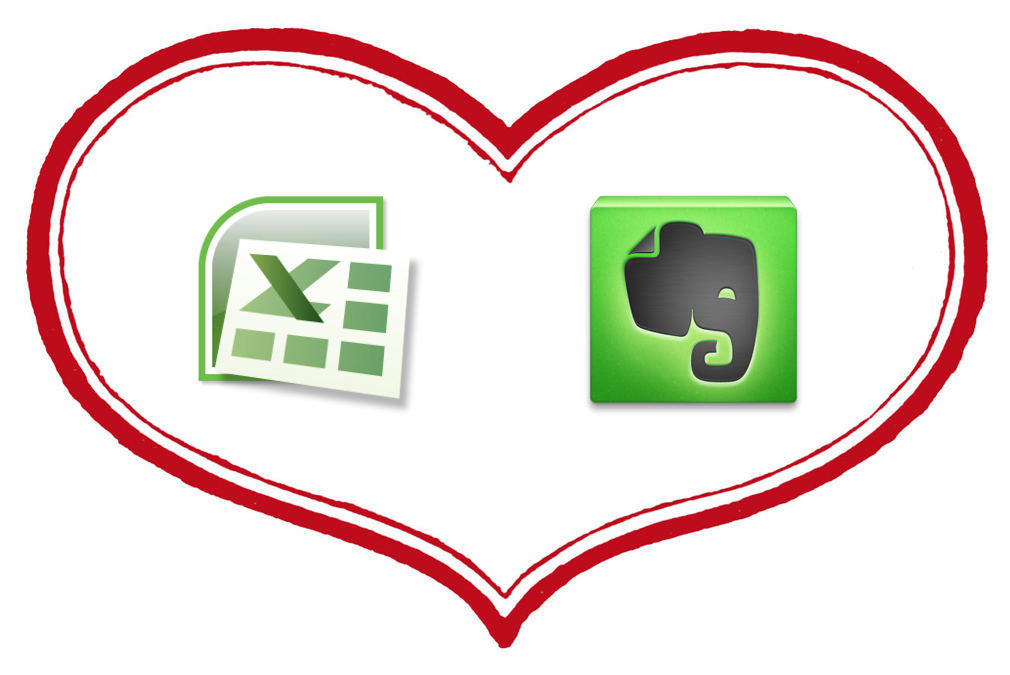 Evernote-Excel